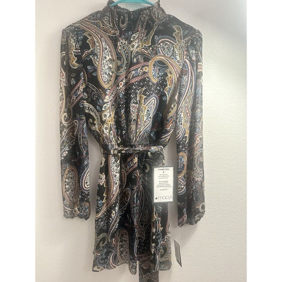 City studio Black/Paisly‎ Dress. Size M - Picture 1 of 2